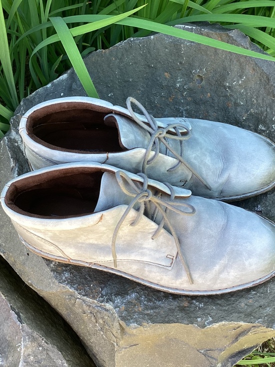 Men’s Leather Born Double Lace Comfortable All Around Chukka Low Top Boots? main image 4